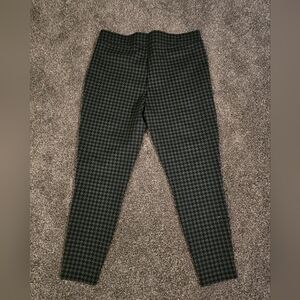 Maurices XL Reg Black and Gray Houndstooth Pants